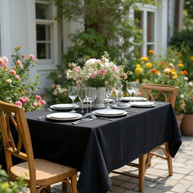 sancua wrinkle-free finish keeps tables neat after use.