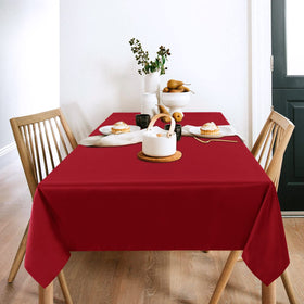 Sancua wrinkle-free finish demonstrates quick ironing for crisp table settings