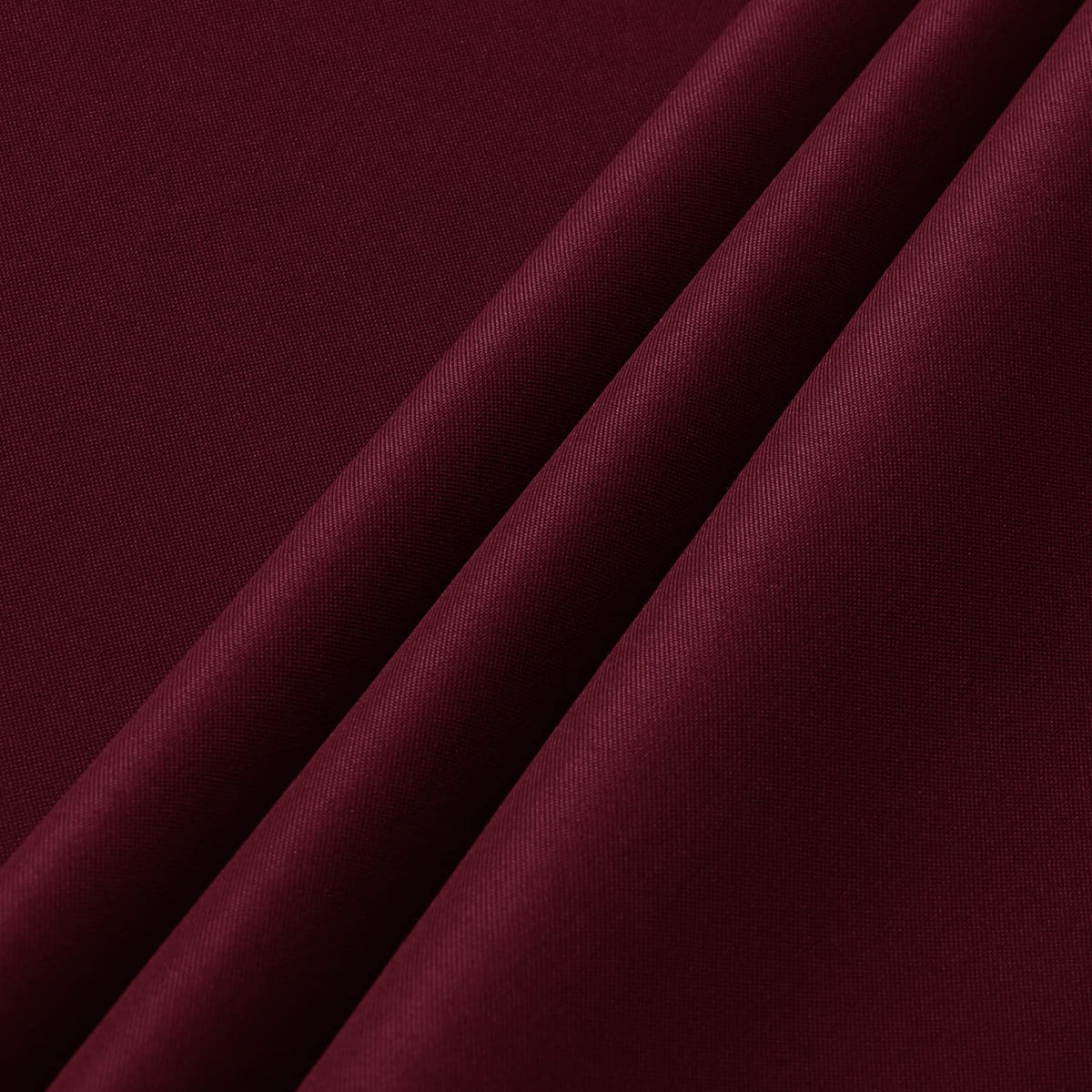 Sancua washable polyester burgundy tablecloth is easy to clean