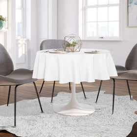 Sancua white table cover for weddings and celebrations, convenient and reusable