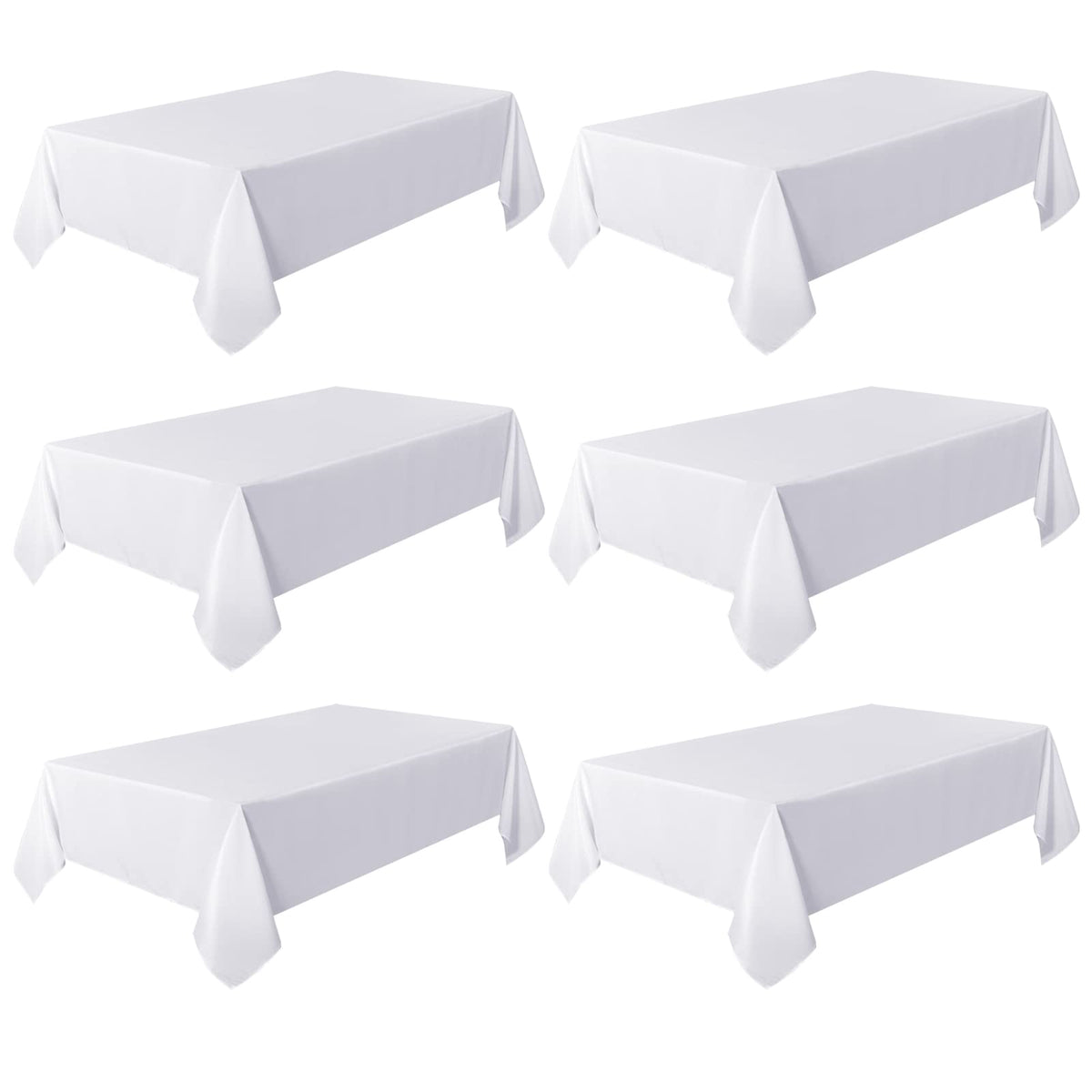 Sancua white tablecloth easy care for busy households.