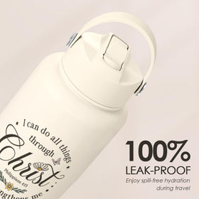 SANDJEST backpack-friendly bottle that fits in backpacks and cup holders
