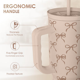 Sandjest Bow tumbler designed for women on the move