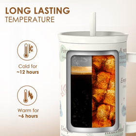 SANDJEST Christian gift tumbler offers a thoughtful birthday or holiday keepsake.
