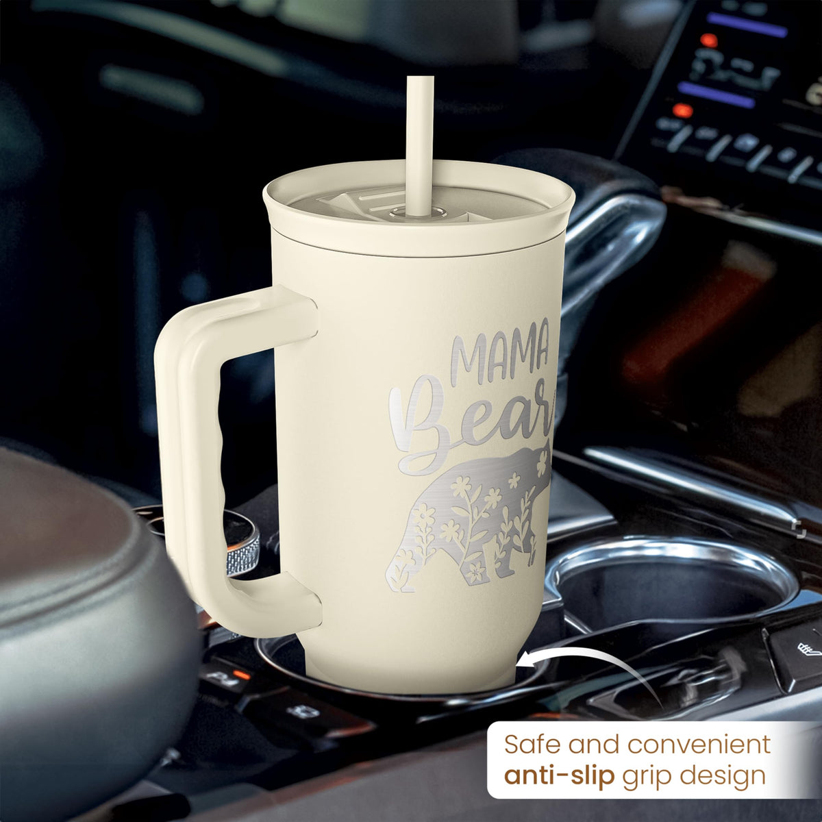 SANDJEST Christmas Mother tumbler 40oz for festive gifting