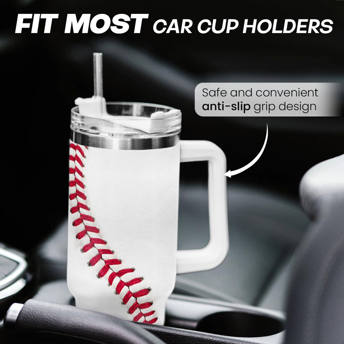 SANDJEST durable stainless steel tumbler coating withstands daily wear and travel