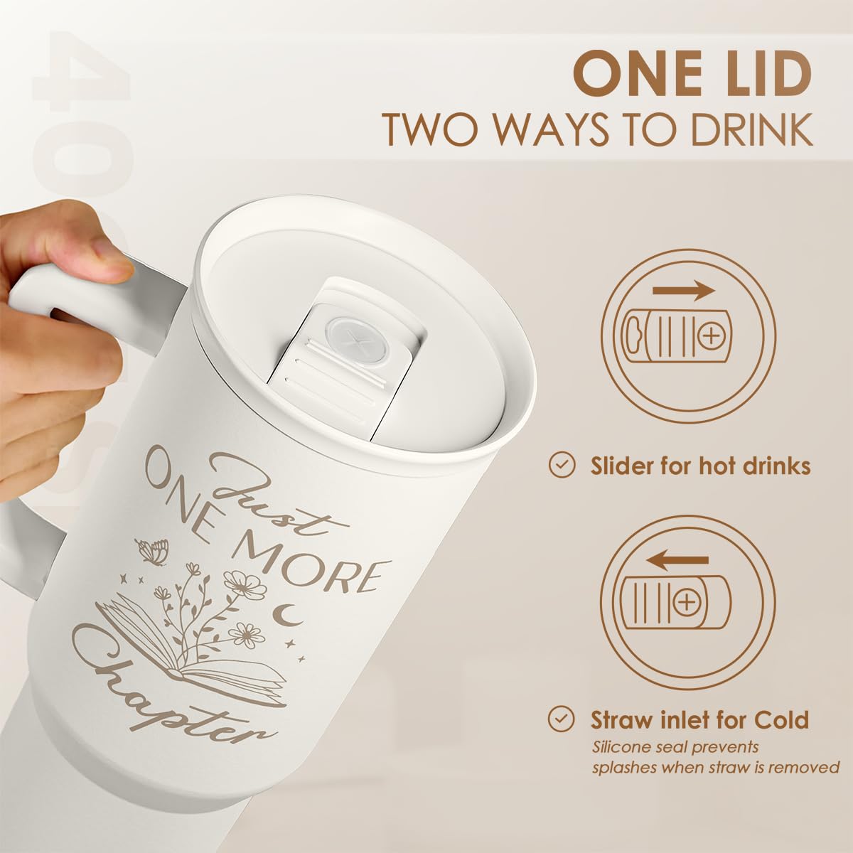 SANDJEST book-lover-gift-tumbler is a thoughtful present for readers.
