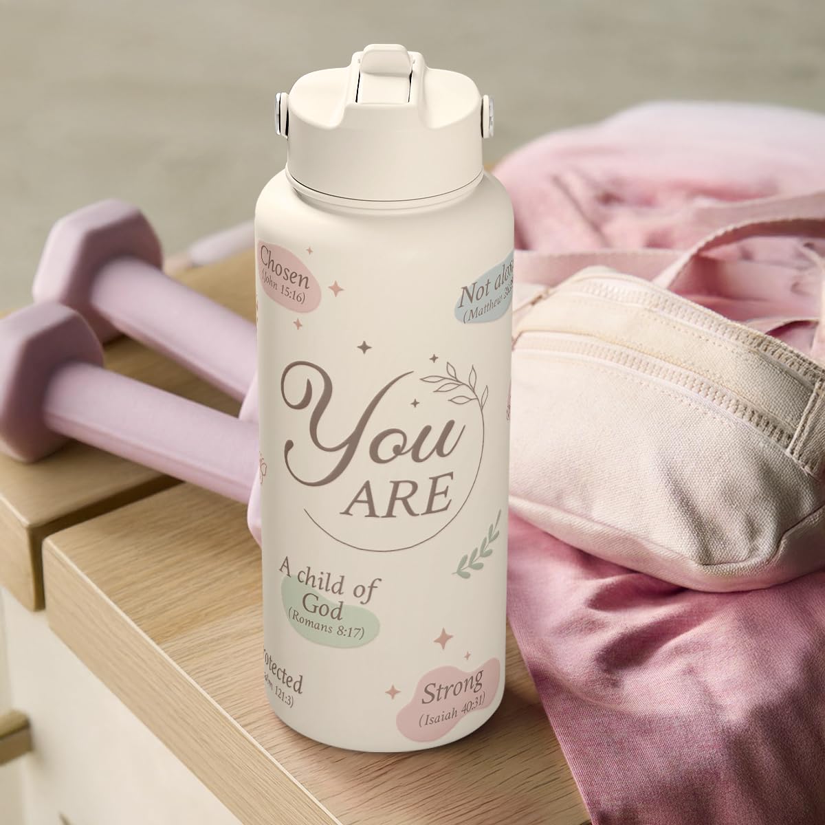 SANDJEST gift-ready water bottle for mom, sister, or friend