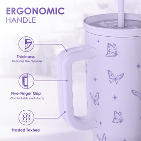 SANDJEST insulated stainless steel tumbler preserves temperature during daily routines.