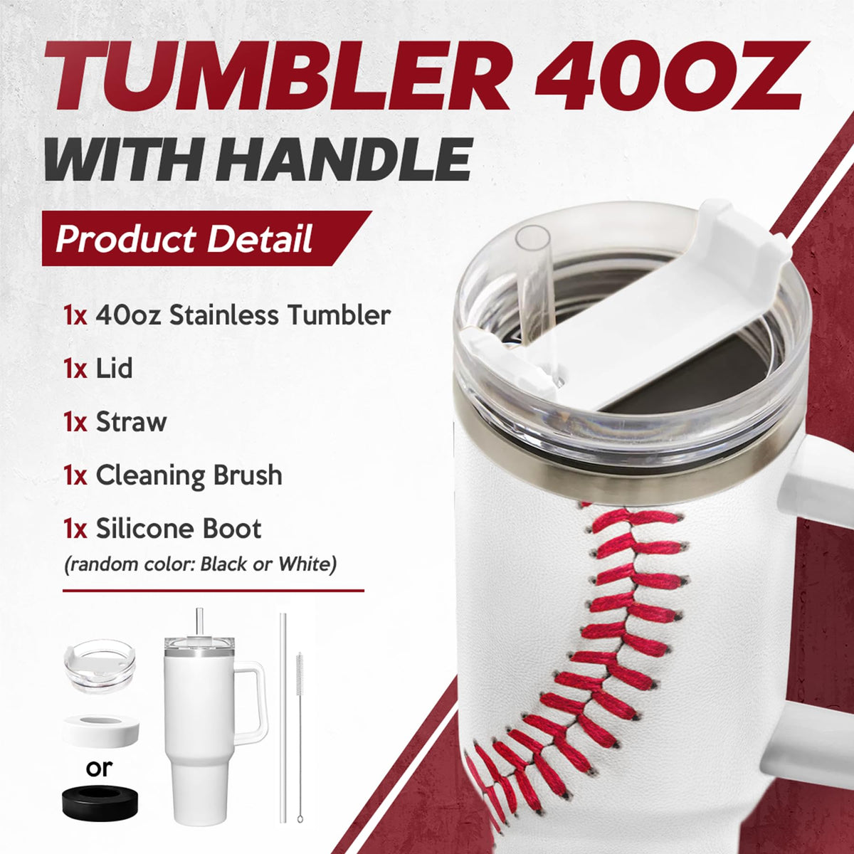 SANDJEST insulated stainless steel tumbler with lid keeps beverages secure