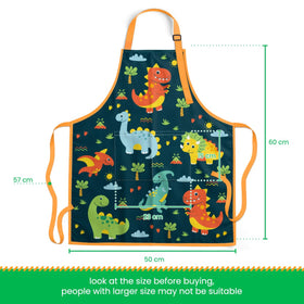 SANDJEST Kid Apron with adjustable neck strap for comfortable wear