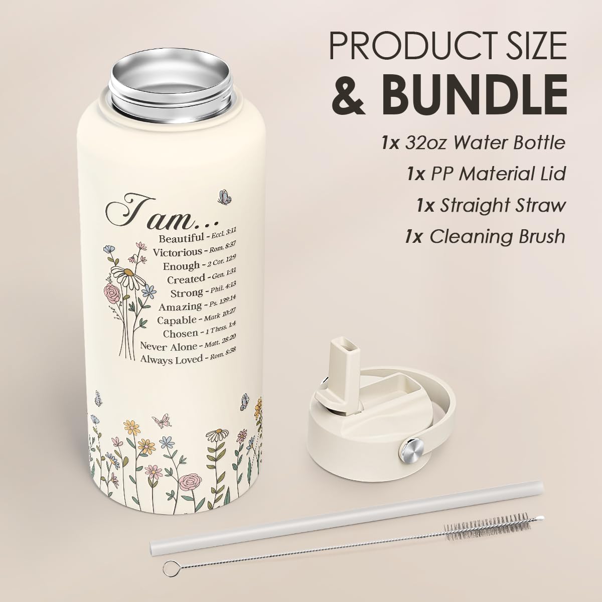 SANDJEST leakproof lid bottle designed for travel and bags