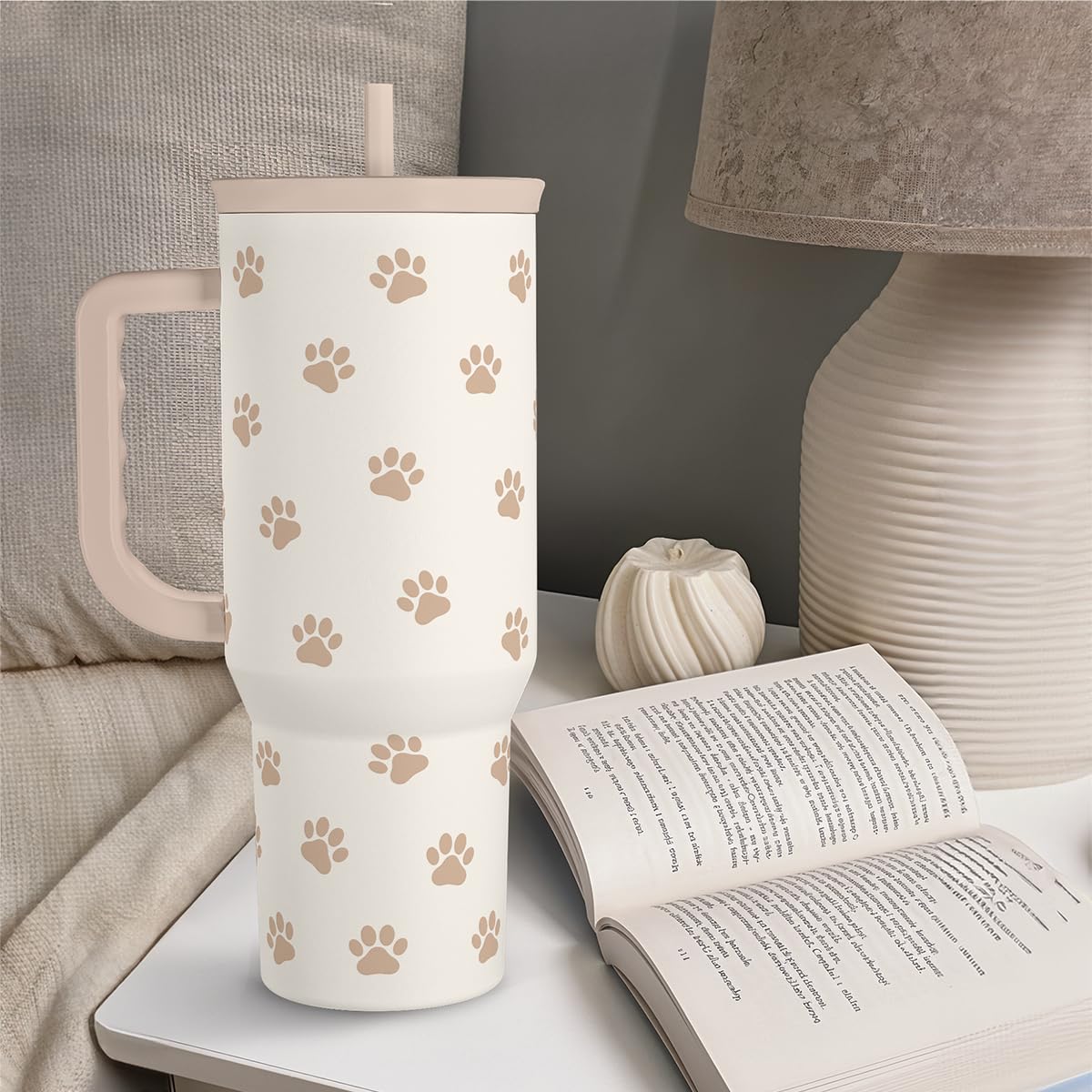 SandJest paw print tumbler gift box ready for gifting