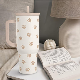 SandJest paw print tumbler gift box ready for gifting