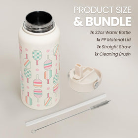 SANDJEST stainless steel insulated bottle keeps drinks cold or hot.