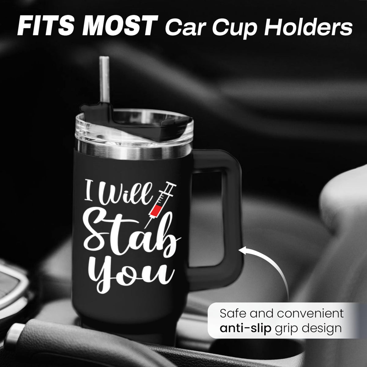 Durable stainless steel construction of the SANDJEST tumbler