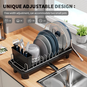 SanDream anti-scratch base protects countertops during drying.