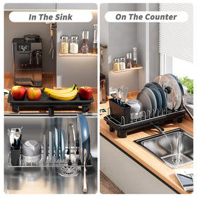 SanDream removable utensil holder keeps cutlery organized and accessible.