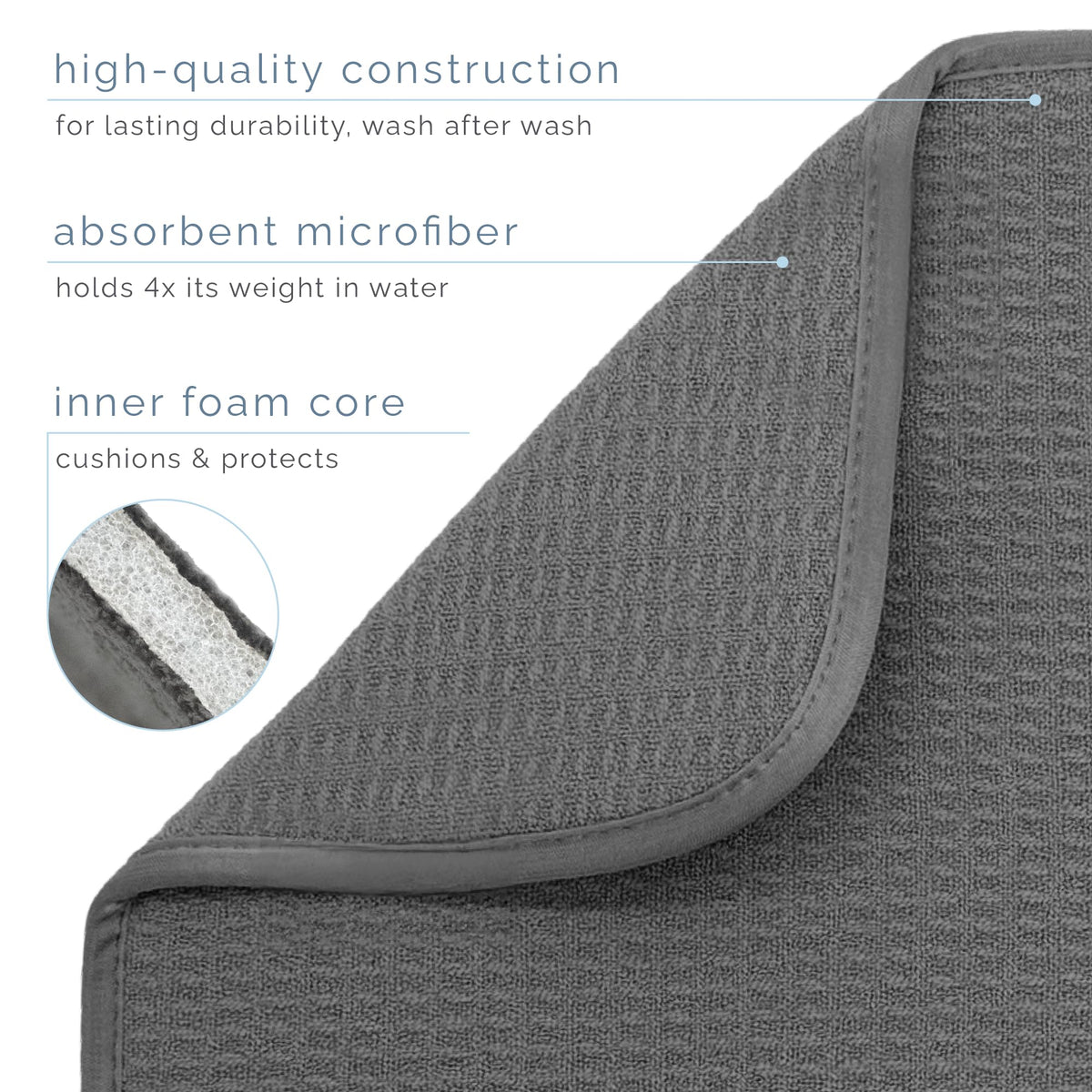 S&T INC. reversible design offers dual-sided padding.