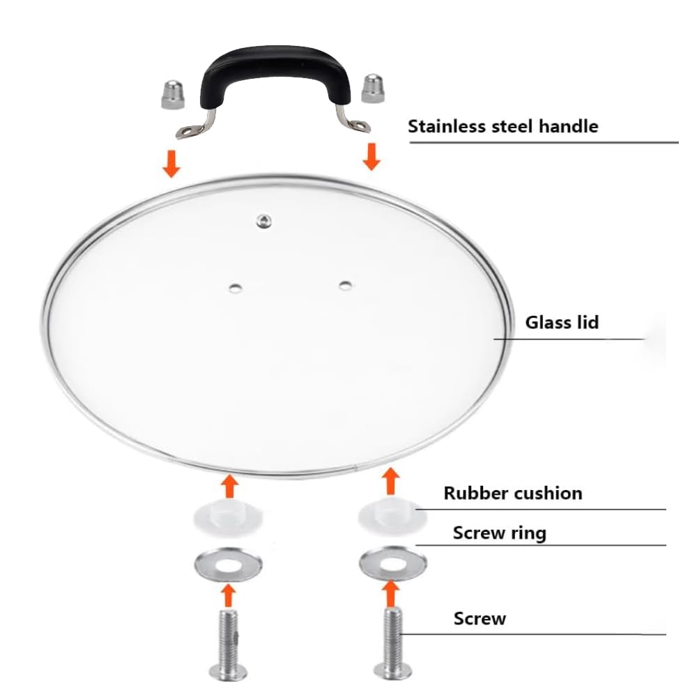 SANEMBER 12-inch lid designed for 7-quart Dutch ovens