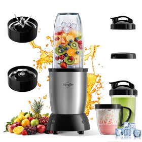 Sangcon 1000W blender powers through ice for silky smoothies.