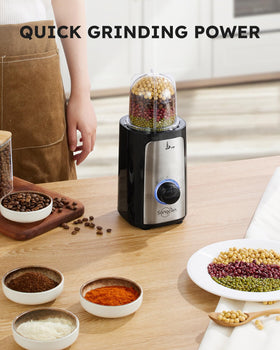 Sangcon 5 in 1 blender blue LED control knob for speed selection
