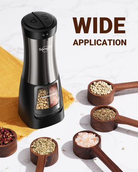 Sangcon battery-powered grinder ready for quick one-handed grinding