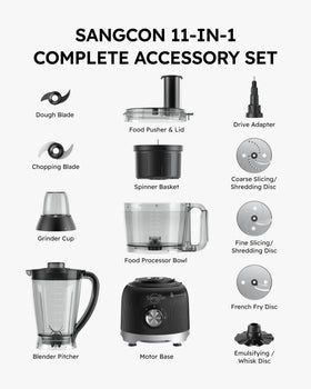 Sangcon versatile kitchen system supports smoothies, dough, sauces, and more