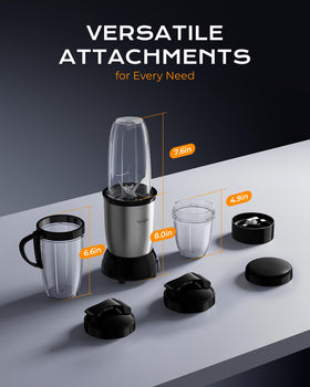 Sangcon portable blender fits in small kitchens and gym bags.