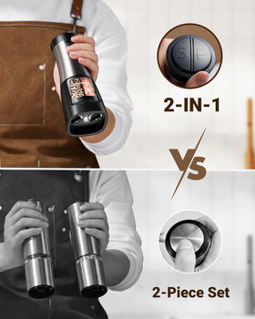 Sangcon USB-C rechargeable grinder for battery-free convenience during cooking.