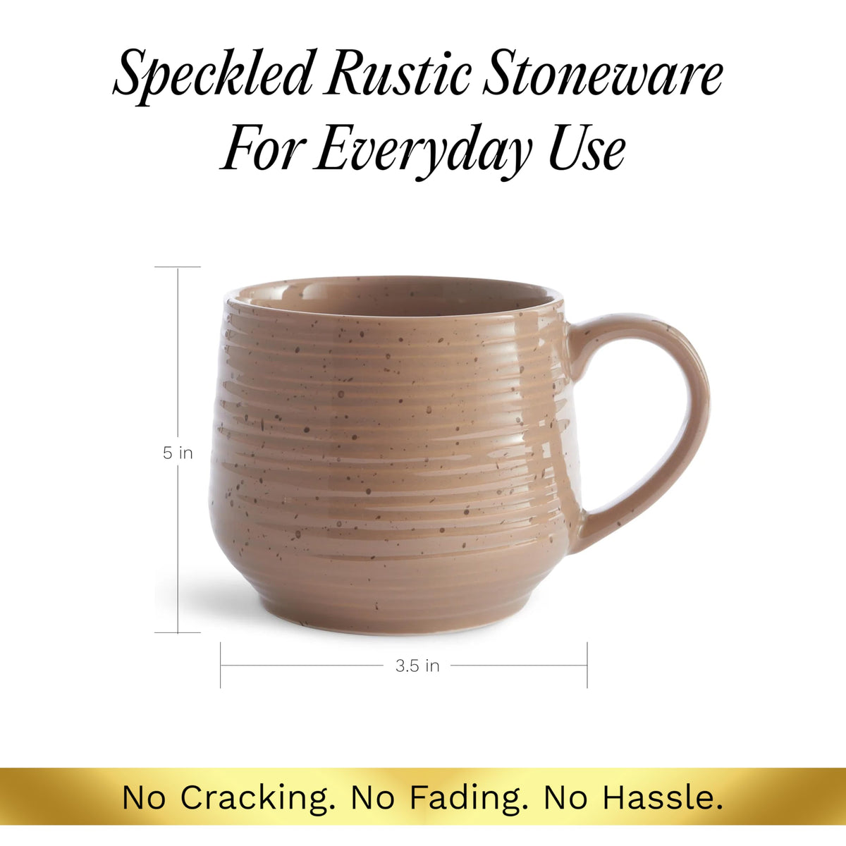 SANGO microwave and dishwasher safe mug for quick reheats and easy cleanup
