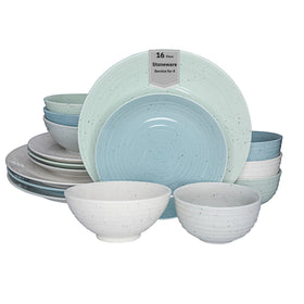 SANGO Siterra 16-piece set for four, ready for everyday family meals.
