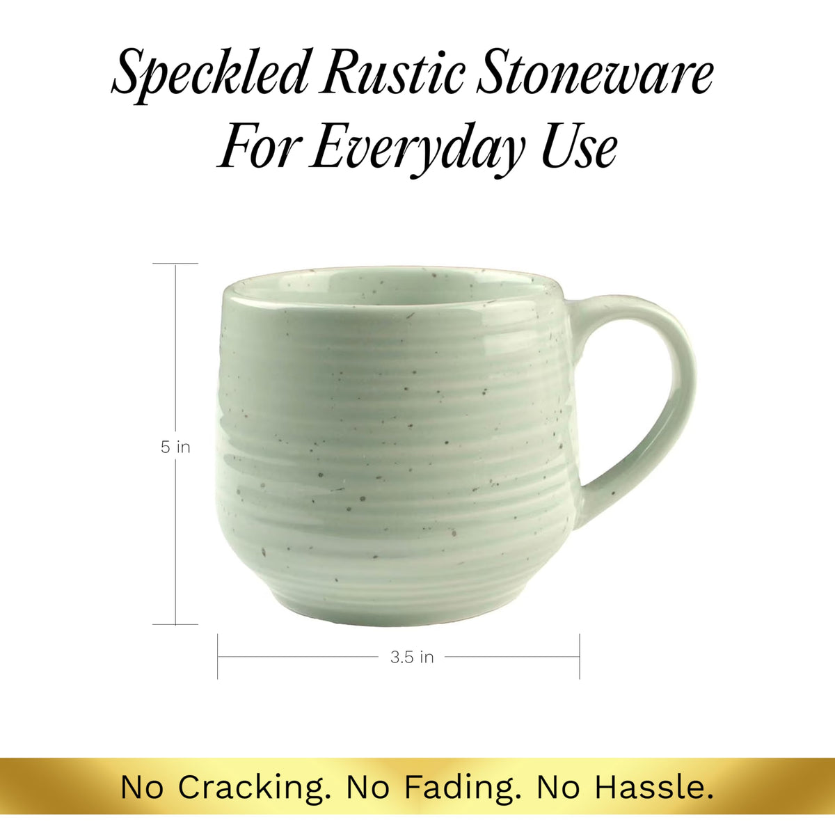 SANGO Siterra green-white-beige mugs suit everyday tea
