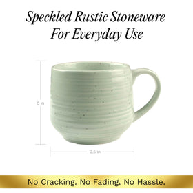 SANGO Siterra green-white-beige mugs suit everyday tea