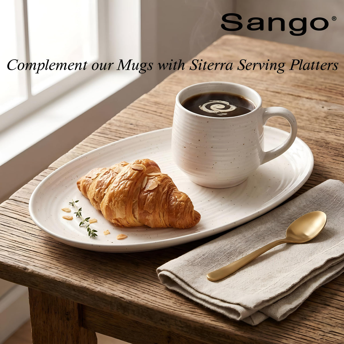 SANGO Siterra dishwasher-safe mugs make cleanup quick
