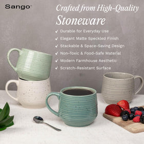 SANGO Siterra scratch-resistant mugs offer lasting everyday durability