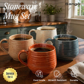 SANGO speckled reactive glaze mug highlights artisanal texture for coffee rituals