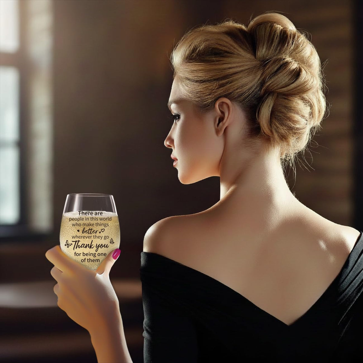 Sanjiayishui Mother's Day gift wine glass, adds a personal touch to celebrations