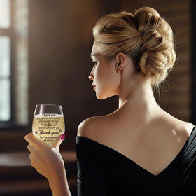 Sanjiayishui Mother's Day gift wine glass, adds a personal touch to celebrations