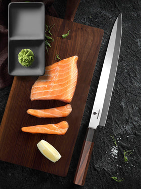 SANMEIHO knife ideal for fish filleting and deboning tasks.