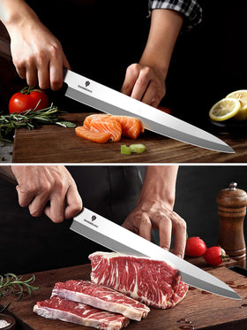 SANMEIHO full tang design enhances strength and balance.