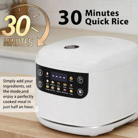 SANPTENT 24-hour delay timer allows wake-up or dinner planning