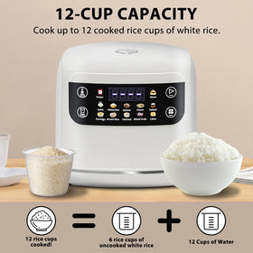 SANPTENT measuring cup and steamer basket are dishwasher-safe