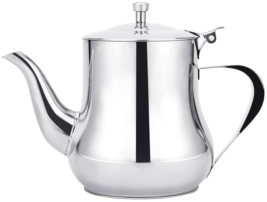 SANQIAHOME 570ml teapot lid, durable stainless steel for daily use
