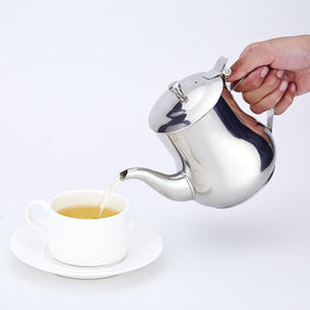 SANQIAHOME 570ml teapot mirror-polish surface, easy cleaning after use