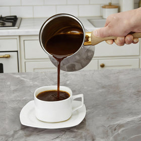 SANQIAHOME coffee pot lid design enhances heat retention and style.