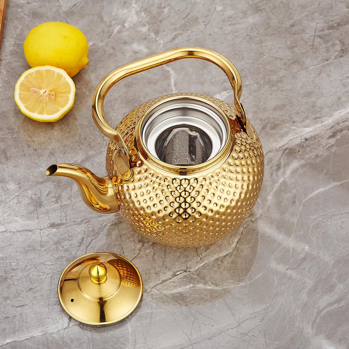 SANQIAHOME hammer-pattern stainless steel adds antique charm.