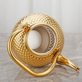 SANQIAHOME teapot lid with concave design for secure attachment.