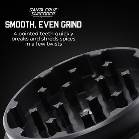 Santa Cruz Shredder included scraper in use, easy cleanups and consistent texture.