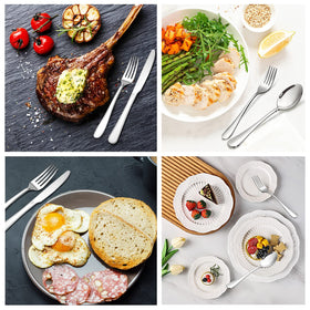 SANTUO silverware is dishwasher safe for easy cleanup after gatherings.